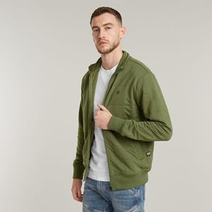 G-Star RAW Track Sweater Jack - Groen - Heren