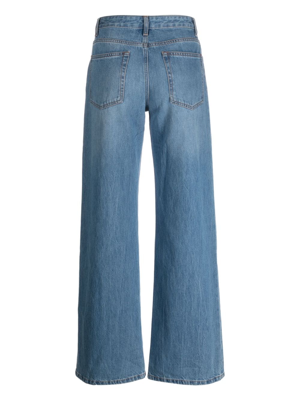 The Row Low waist jeans - Blauw