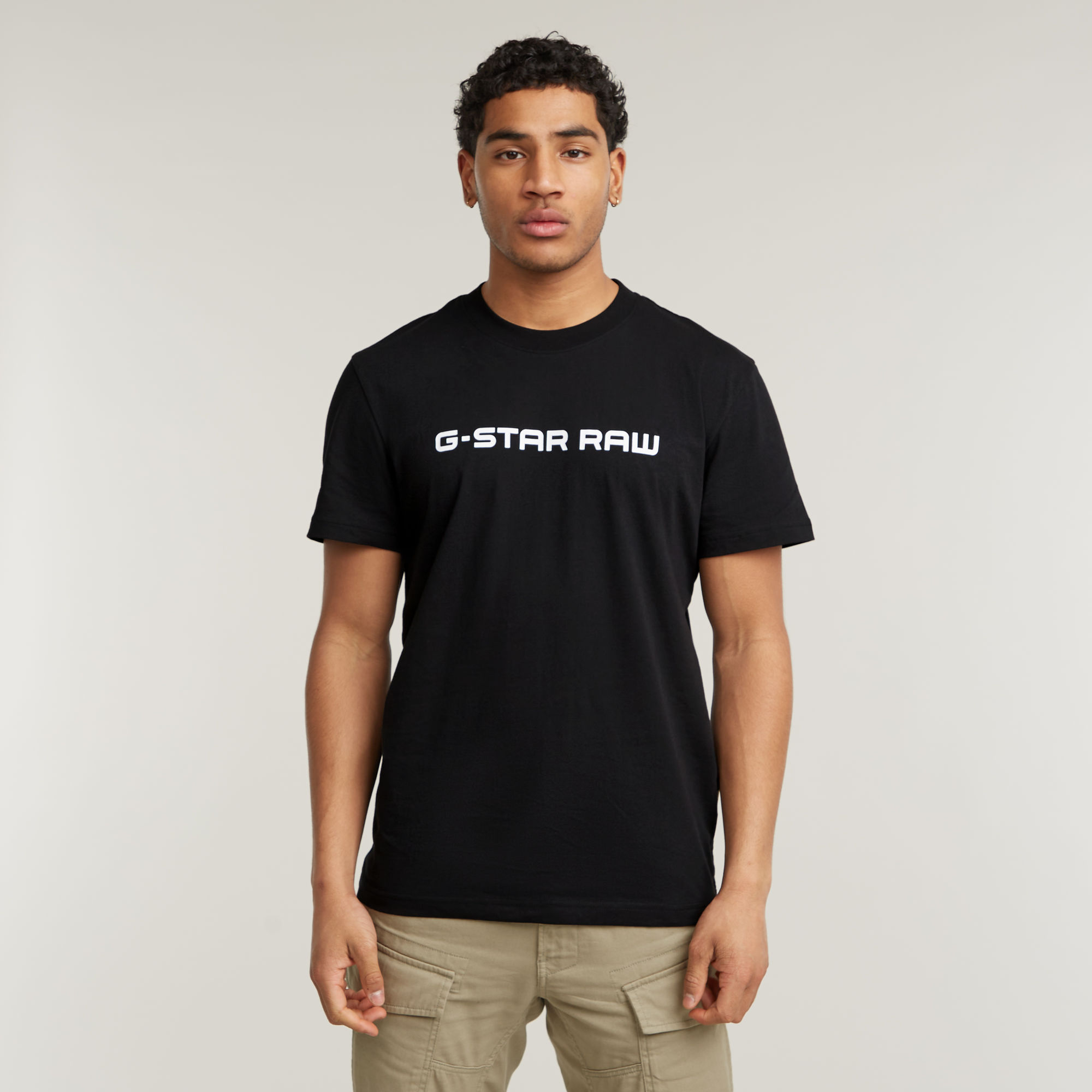 G-Star RAW Corporate Script Logo T-Shirt - Zwart - Heren