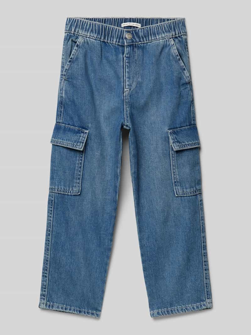 TOM TAILOR Ankle-Jeans Cargo Jeans mit recycelter Baumwolle