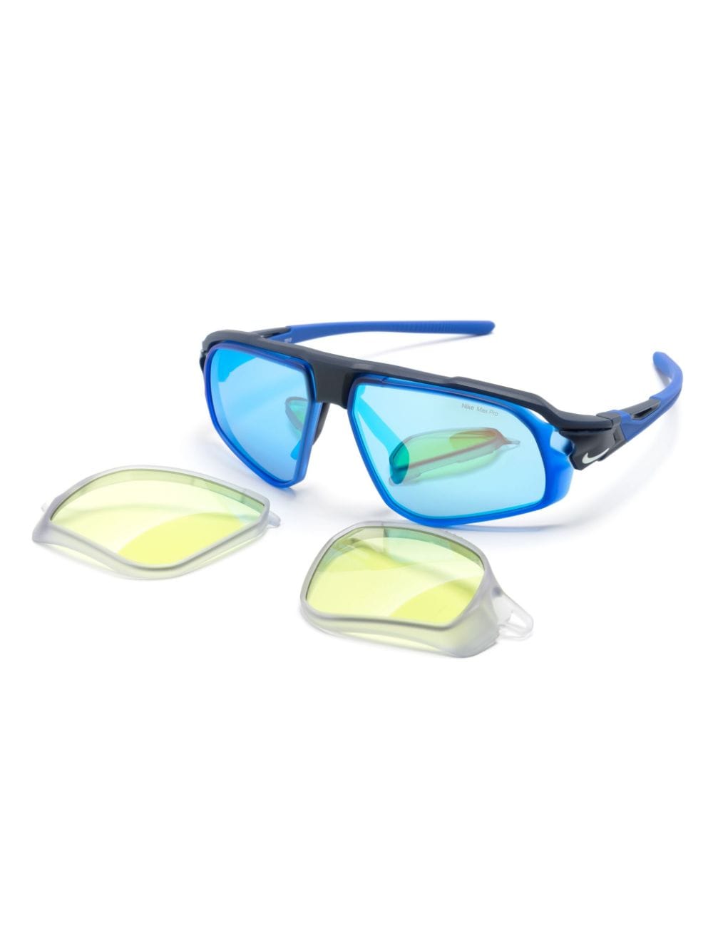 Nike Flyfree M biker-frame sunglasses - Blauw
