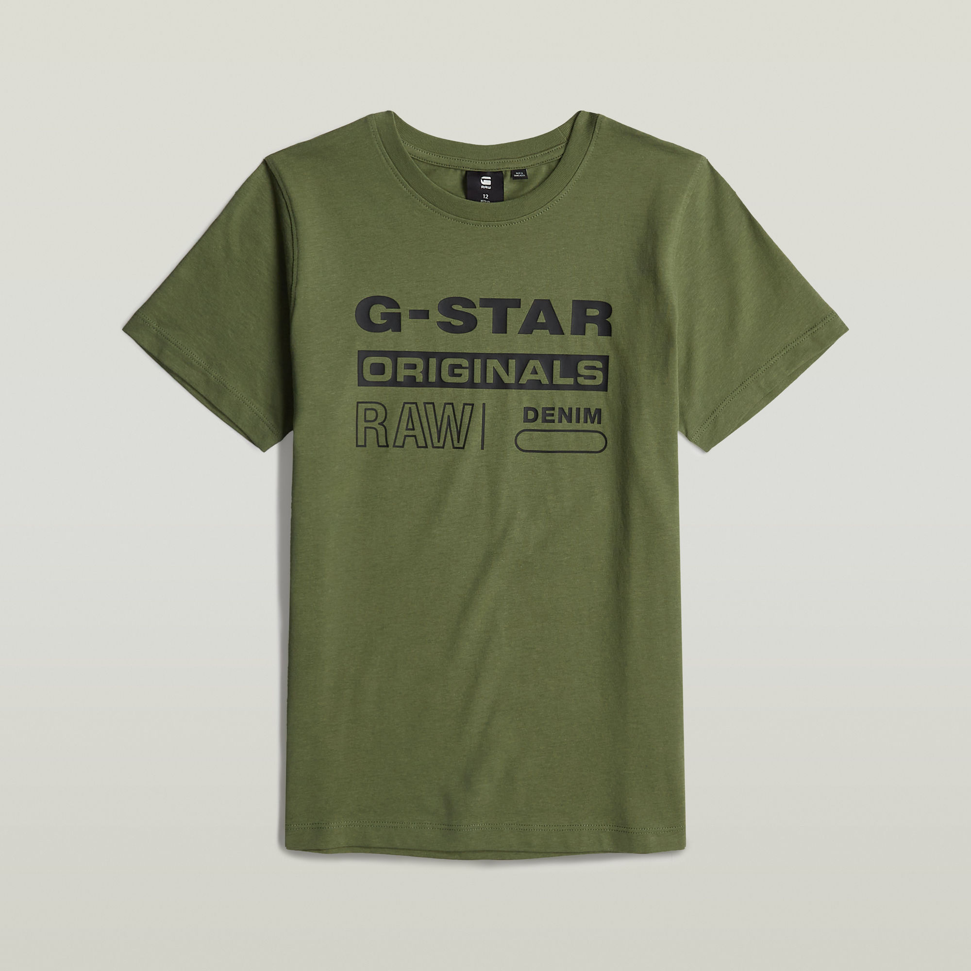 G-Star RAW Kids T-Shirt Regular - Groen - jongens