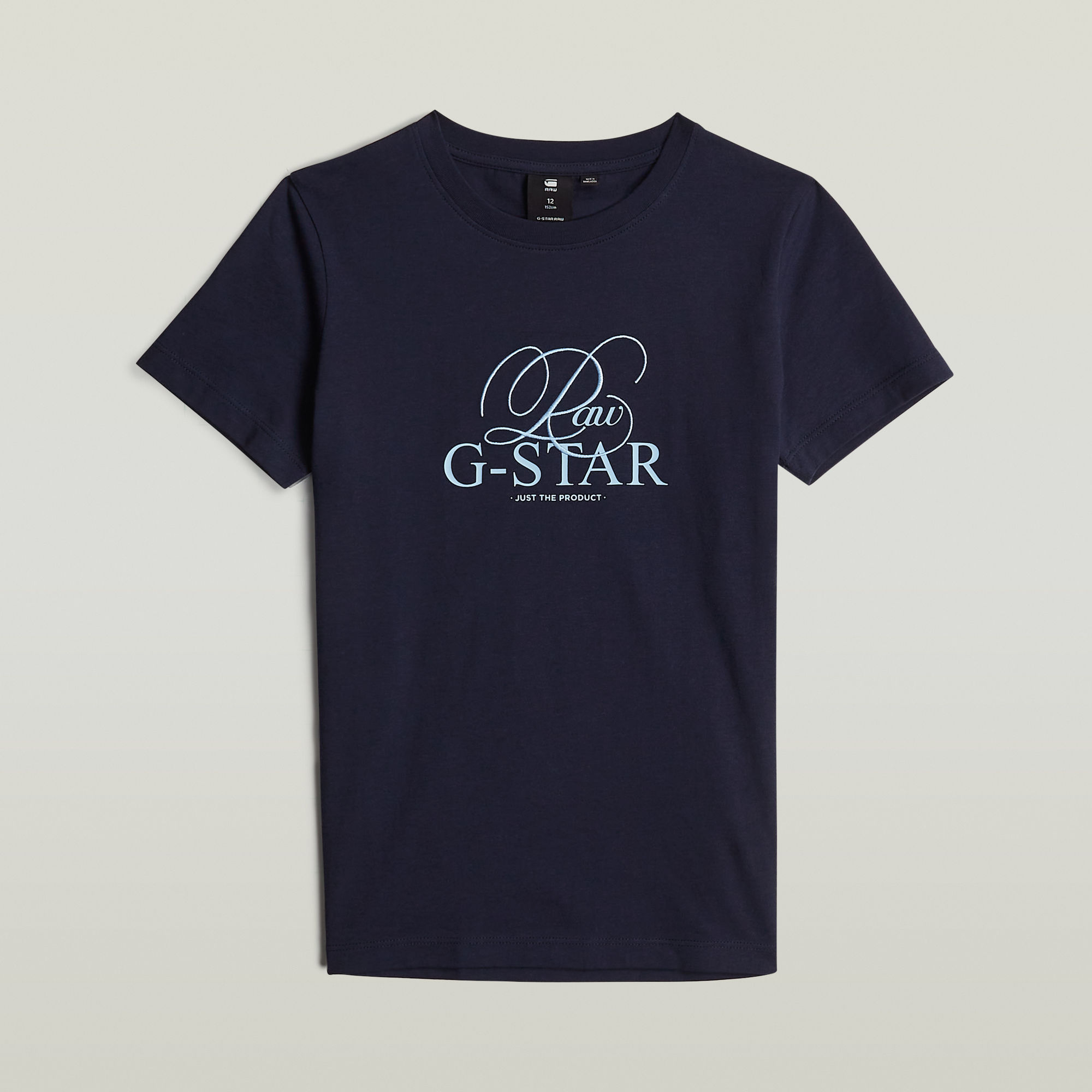 G-Star RAW Kids T-Shirt Regular - Donkerblauw - meisjes