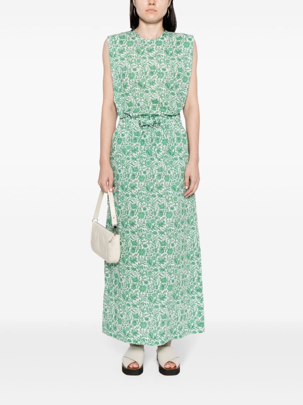 JNBY Liberty floral-print skirt - Groen