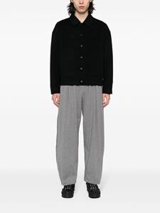 CROQUIS pleat-detailing cotton trousers - Grijs