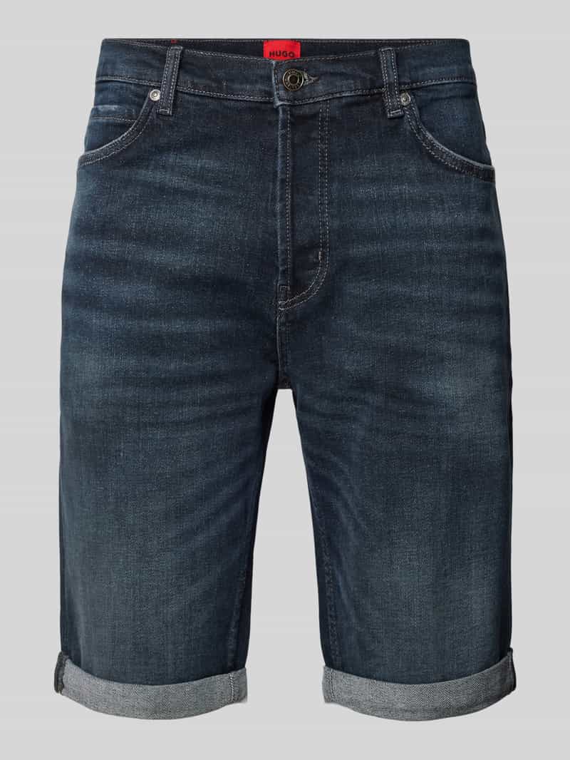 HUGO Korte tapered fit jeans in 5-pocketmodel, model '634'