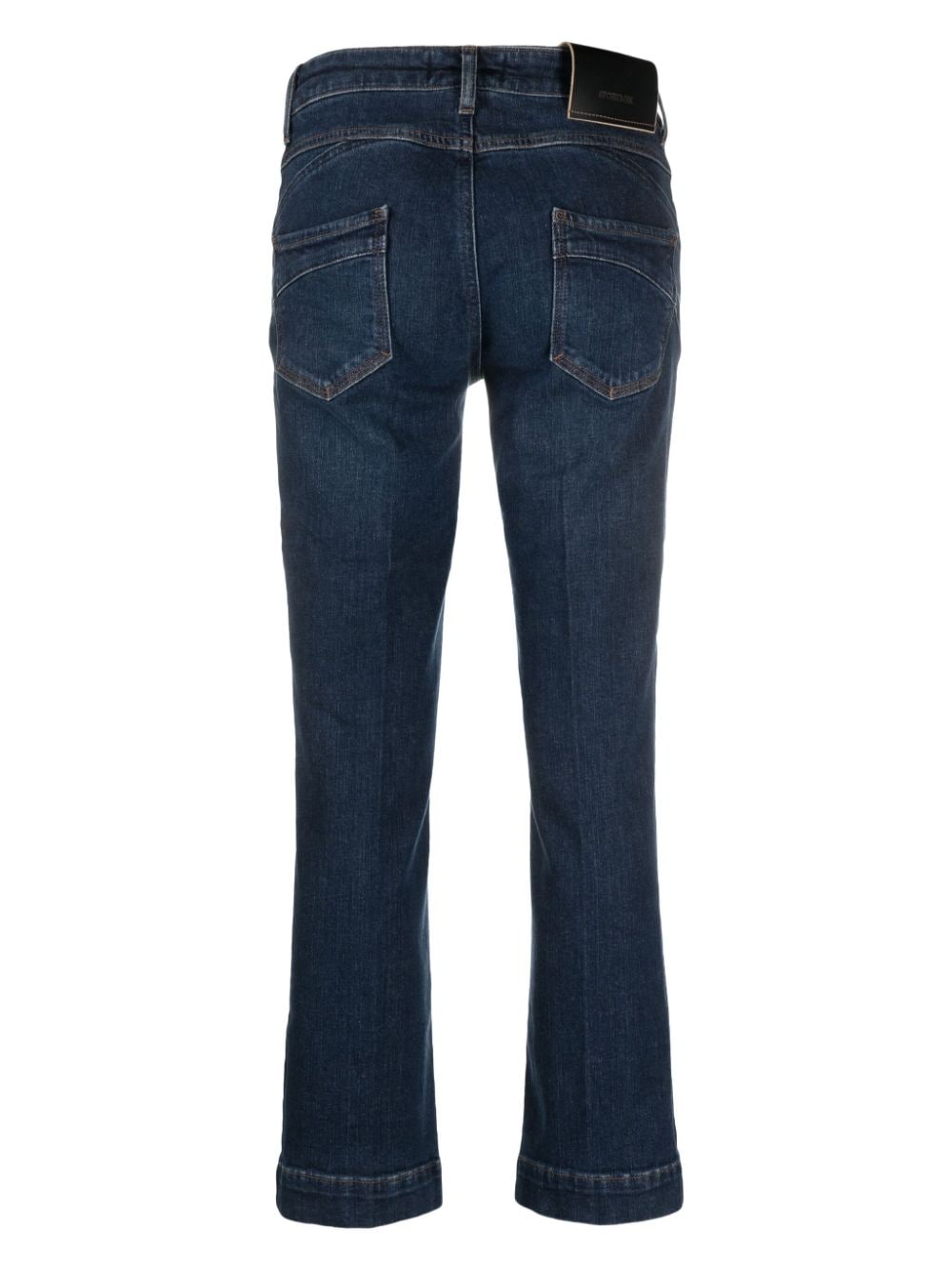 Sportmax flared cropped jeans - Blauw