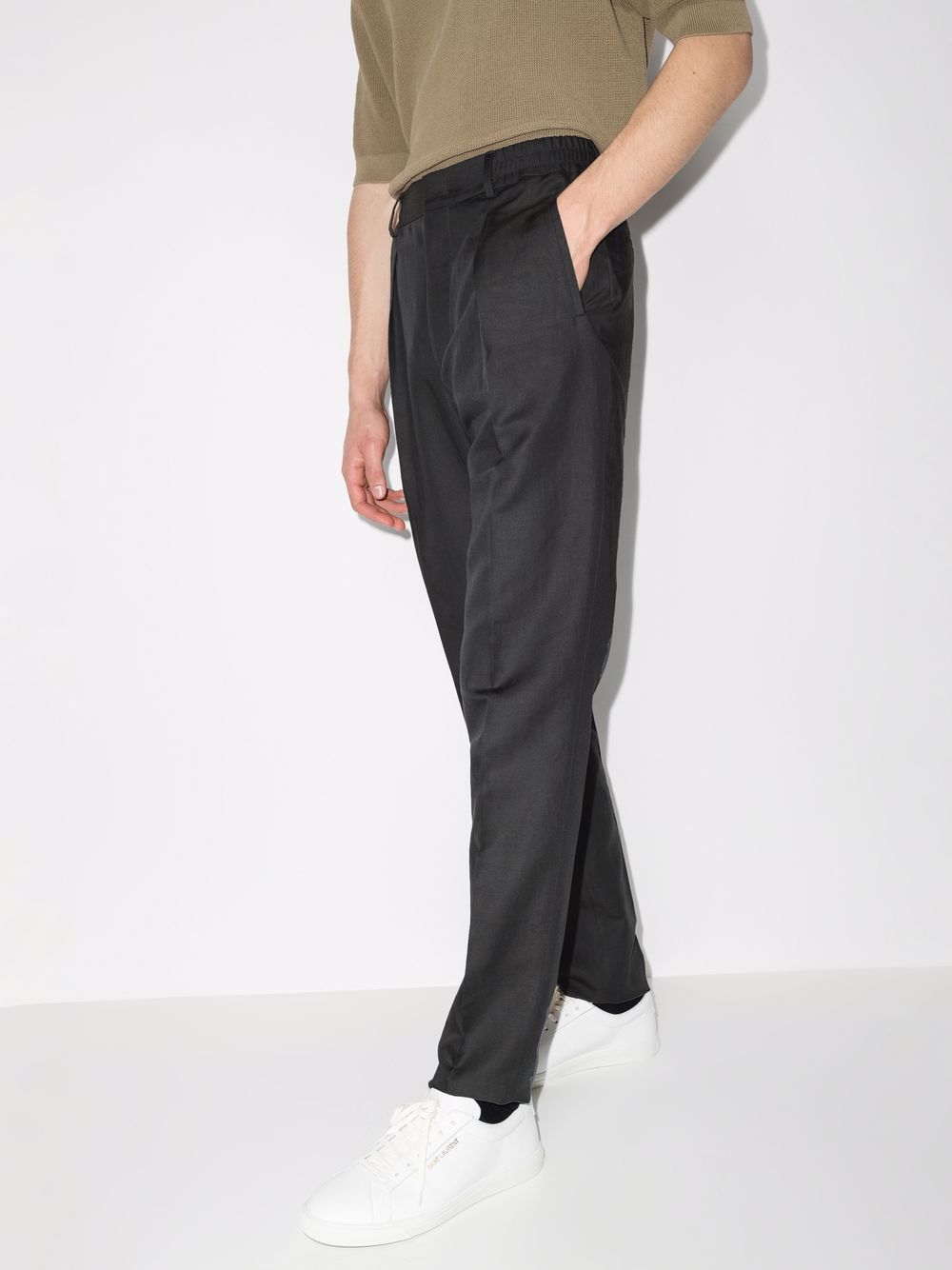 FENDI High waist pantalon - Zwart