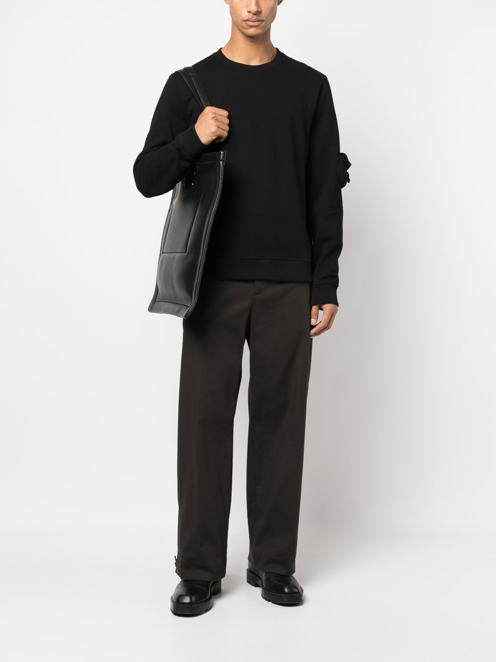 FENDI Sweater met print - Zwart