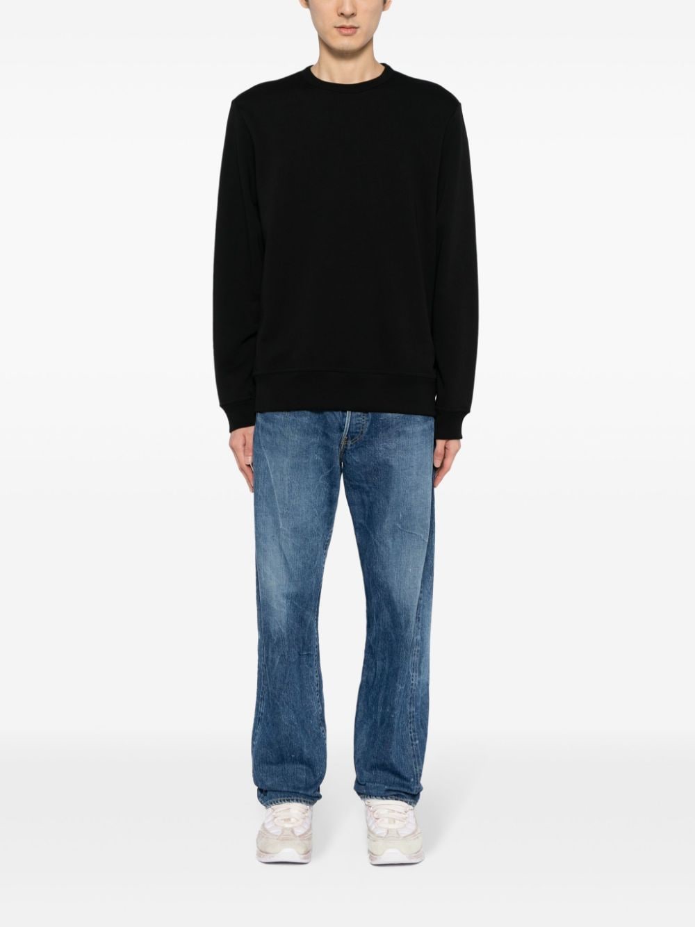 PS Paul Smith organic cotton crew-neck sweatshirt - Zwart