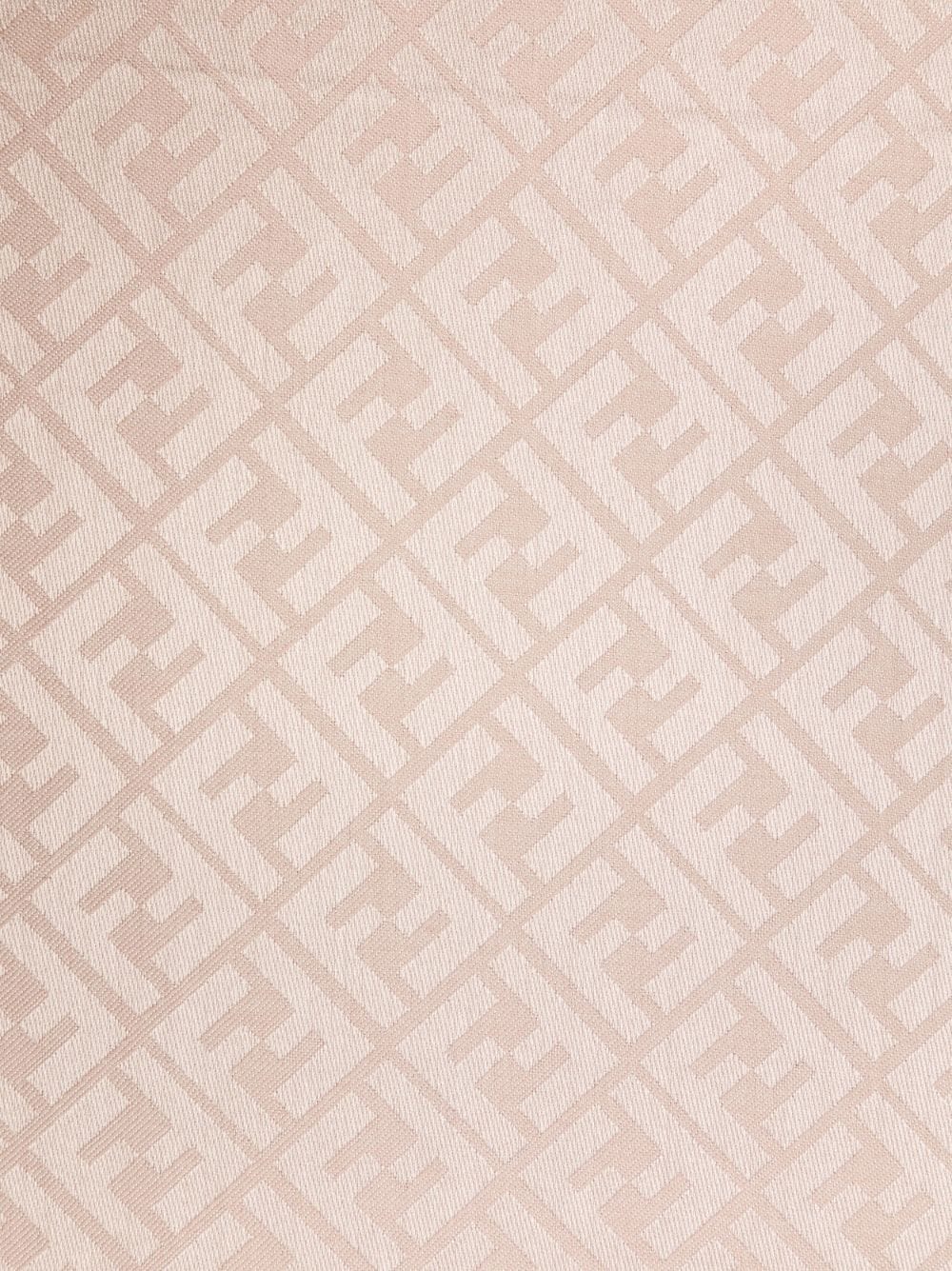 FENDI Sjaal met monogrampatroon - Beige