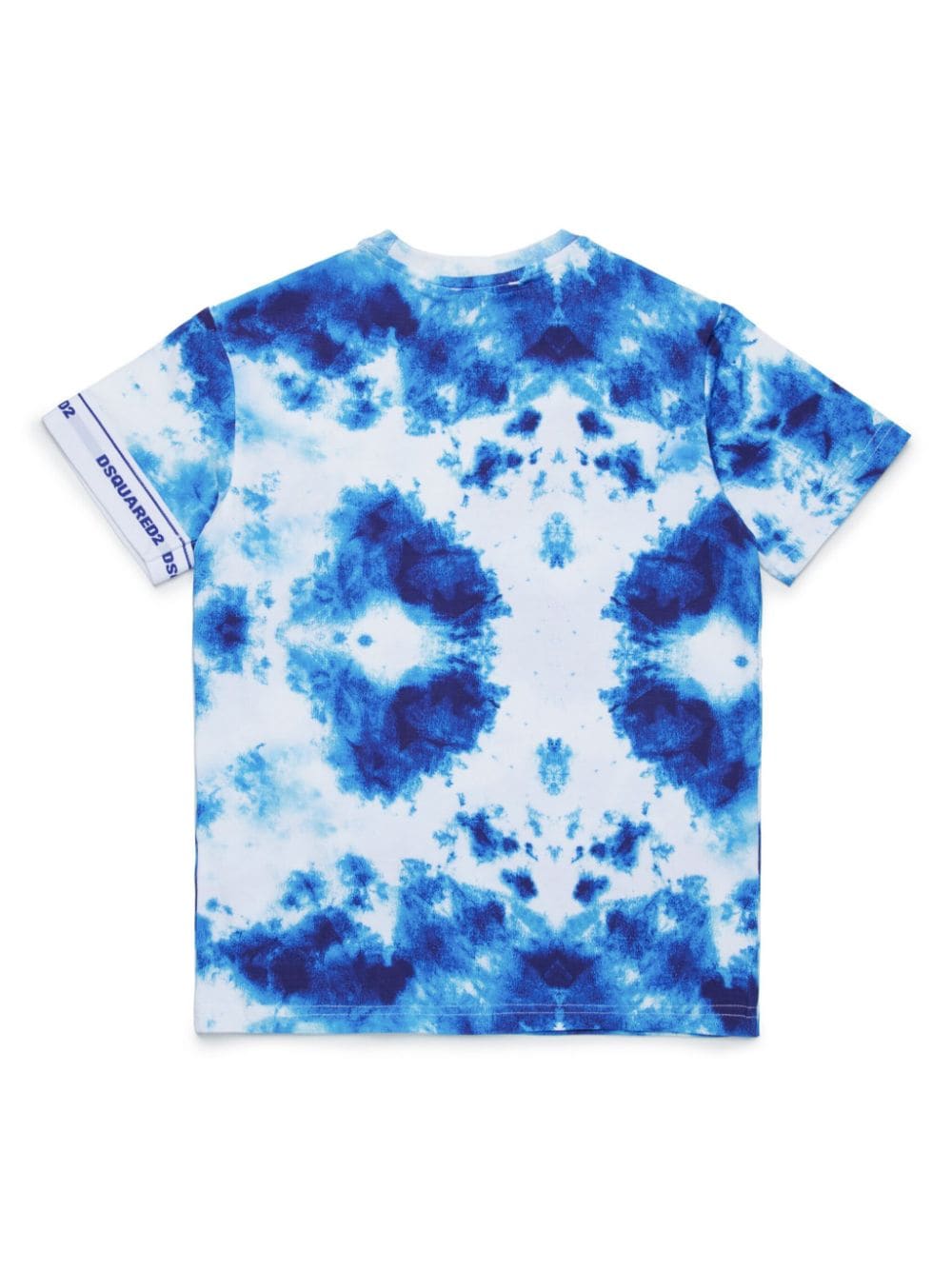 Dsquared2 Kids T-shirt met abstracte print - Blauw