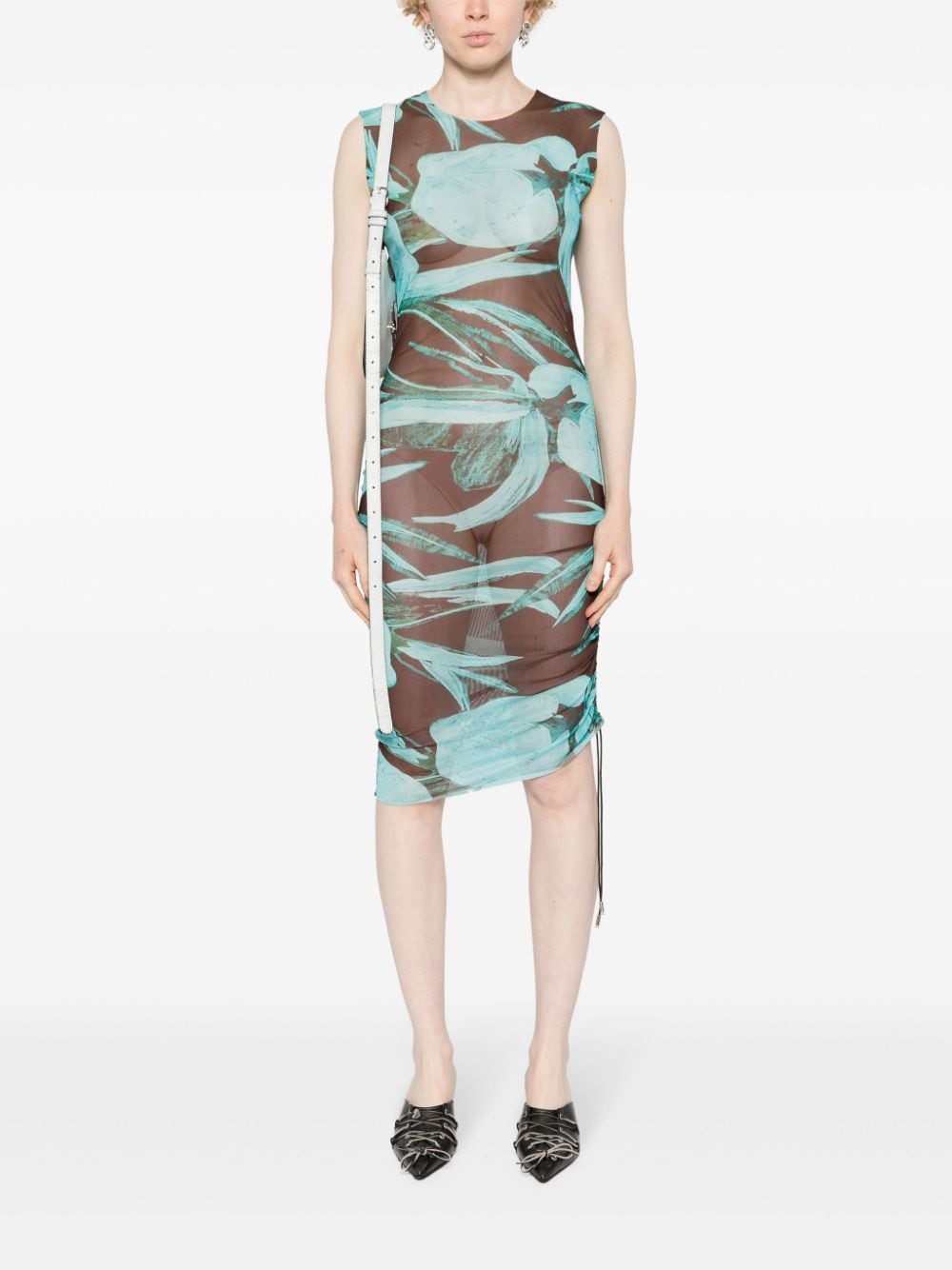 Louisa Ballou Heatwave floral-print dress - Bruin