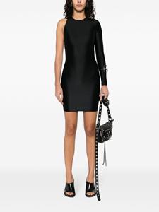Balenciaga asymmetric mini dress - Zwart