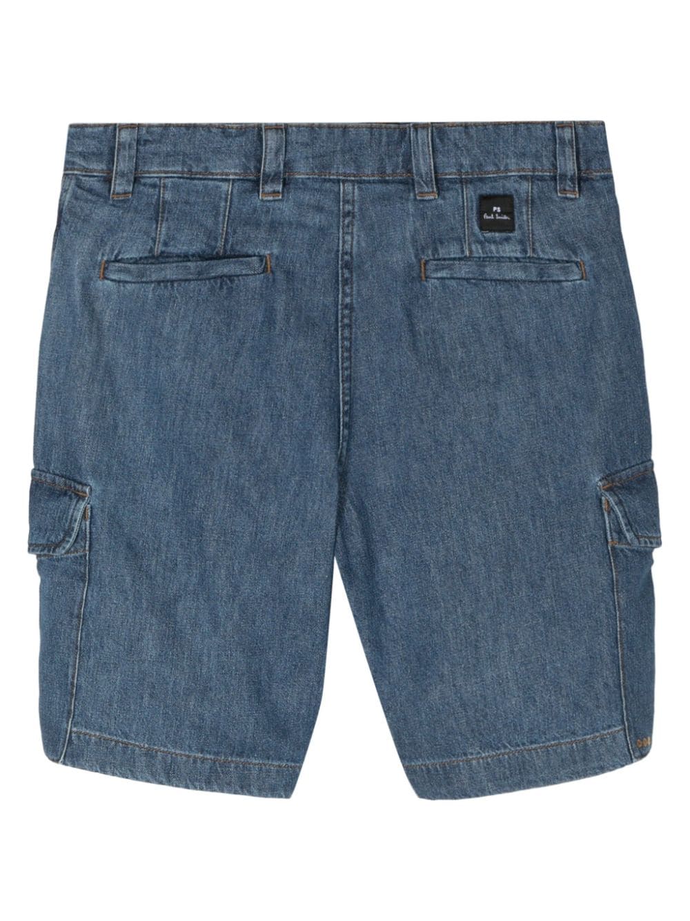 PS Paul Smith Denim cargo shorts - Blauw