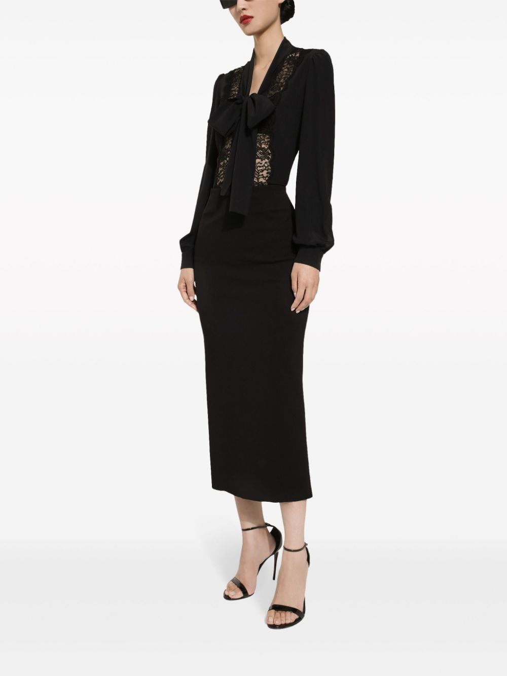 Dolce & Gabbana High waist rok - Zwart