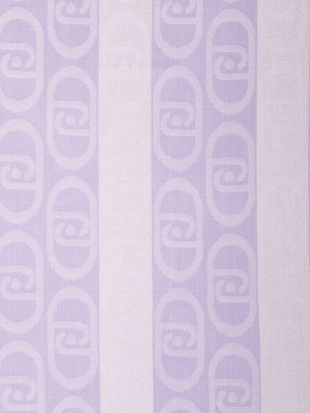 LIU JO logo-jacquard scarf - Paars