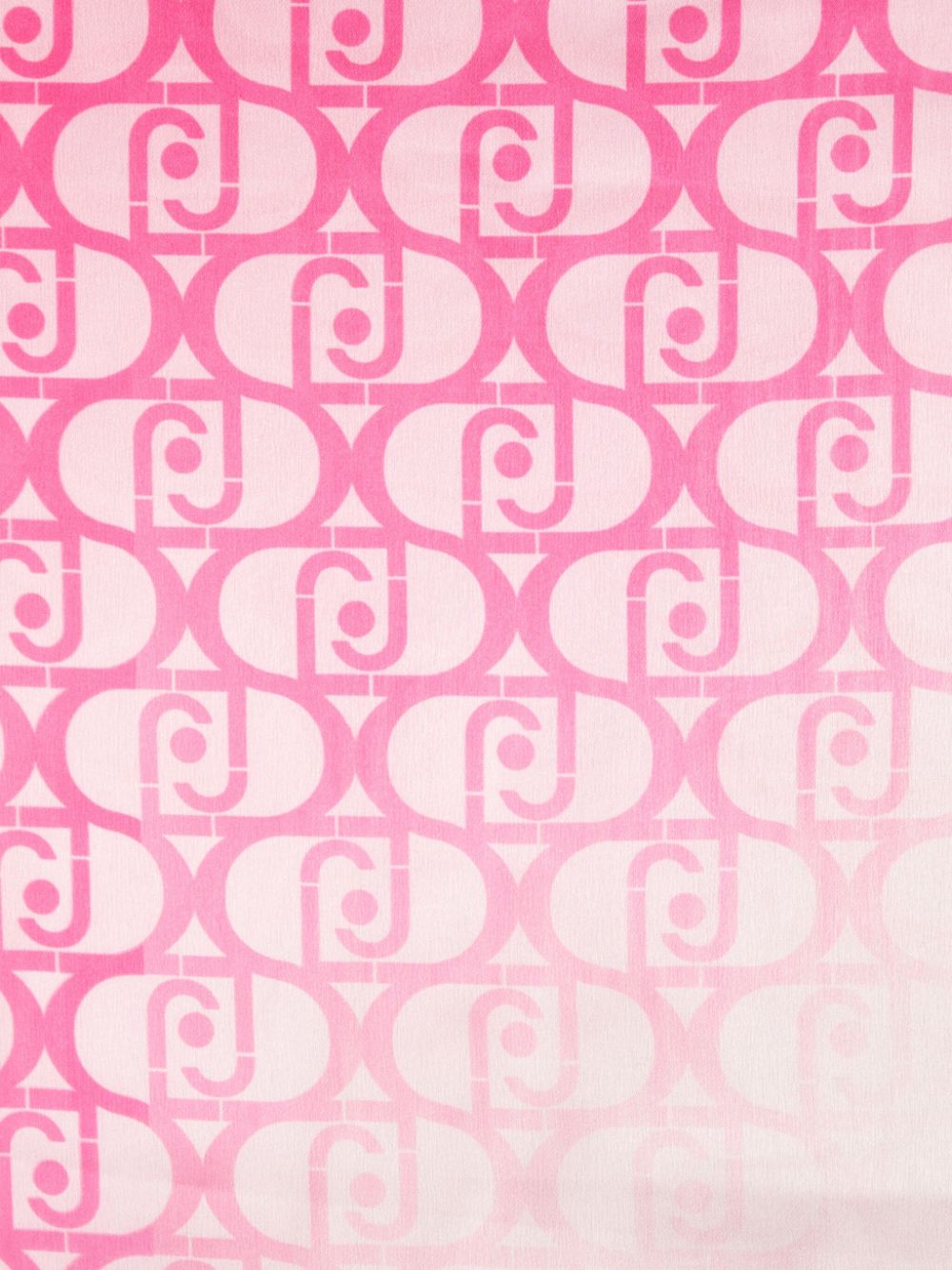 LIU JO logo-print ombré scarf - Roze