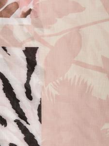 LIU JO animalier-print scarf - Beige