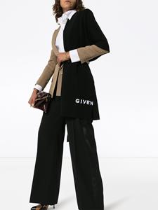 Givenchy Sjaal met geborduurd logo - Zwart