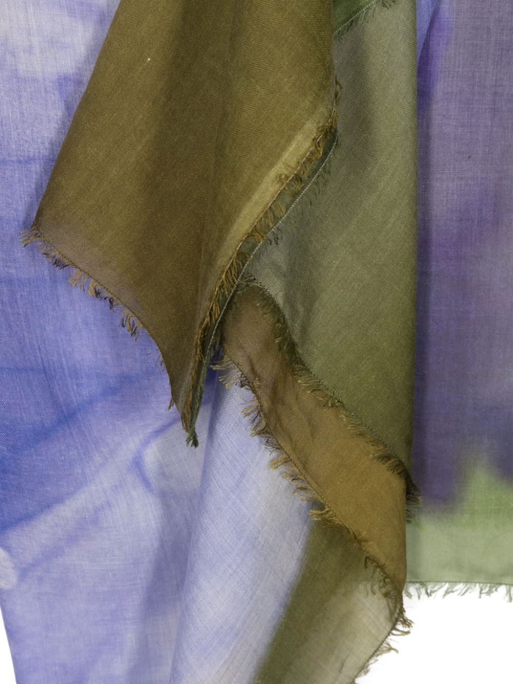 Faliero Sarti Iris sjaal met bloemenprint - Groen