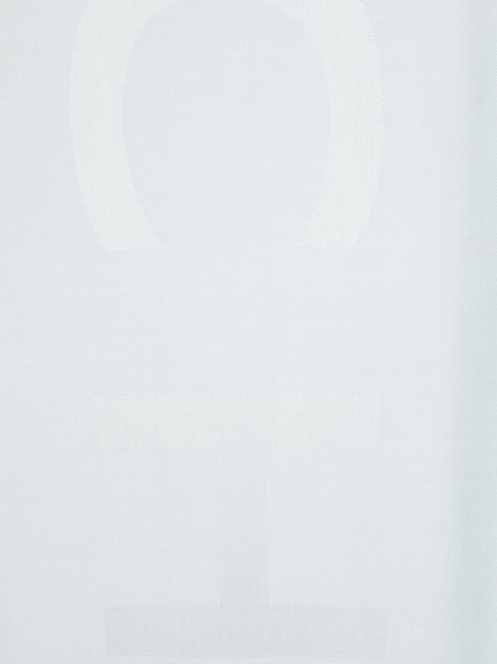 Givenchy Sjaal met jacquard logo - Blauw