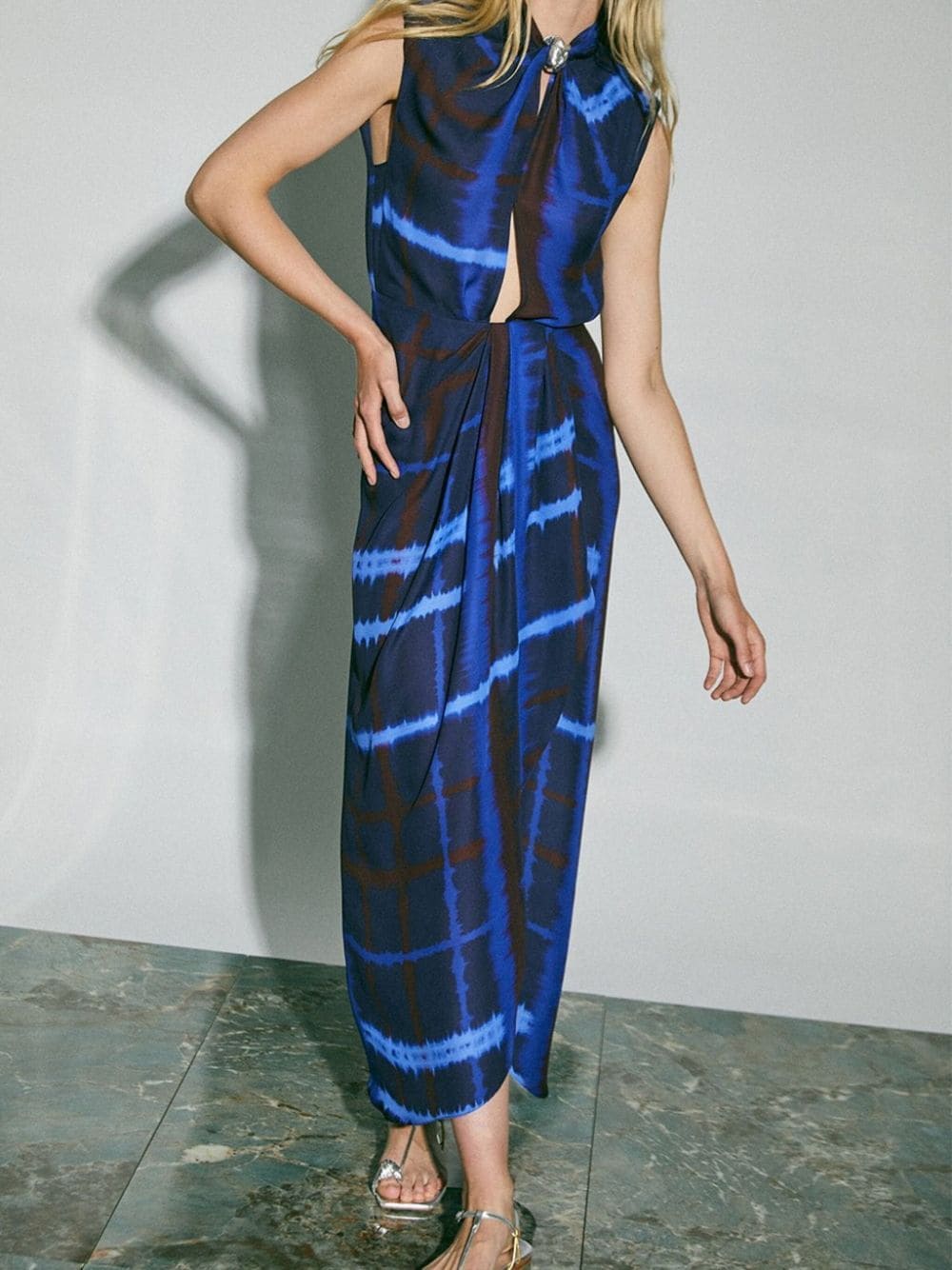 Johanna Ortiz Zijden jurk - Blauw