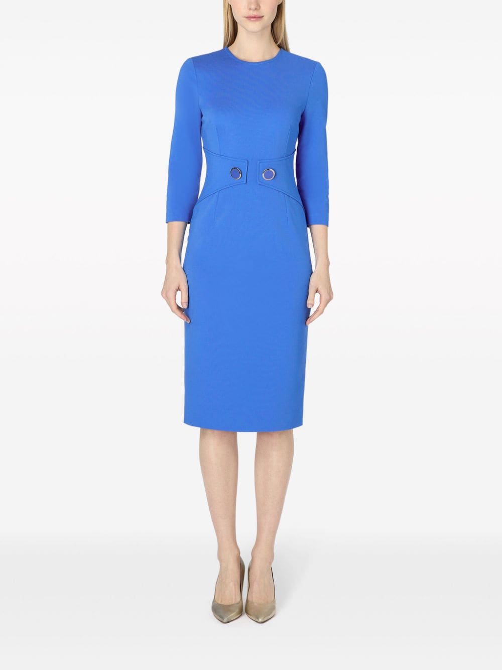 JANE Sadie jersey dress - Blauw