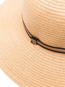 Borsalino Giselle braided papier hat - Beige