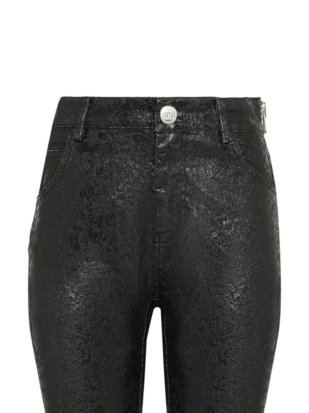 Uma | Raquel Davidowicz Mid waist skinny jeans - Zwart