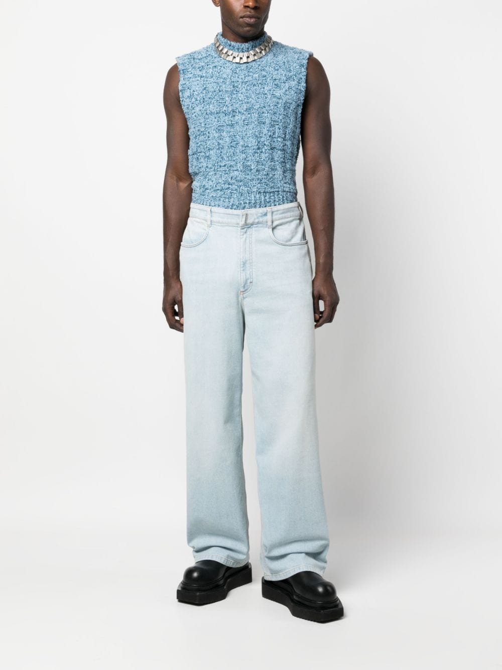Givenchy Jeans met wijde pijpen - Blauw