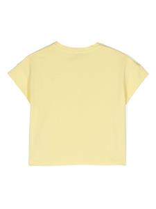 Miss Blumarine T-shirt met logo - Geel
