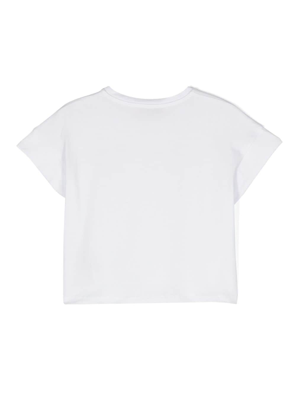 Miss Blumarine T-shirt met logo - Wit