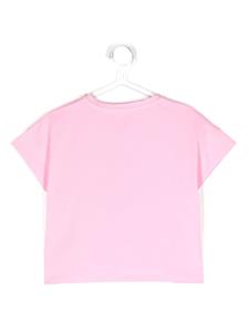 Miss Blumarine T-shirt met logo - Roze