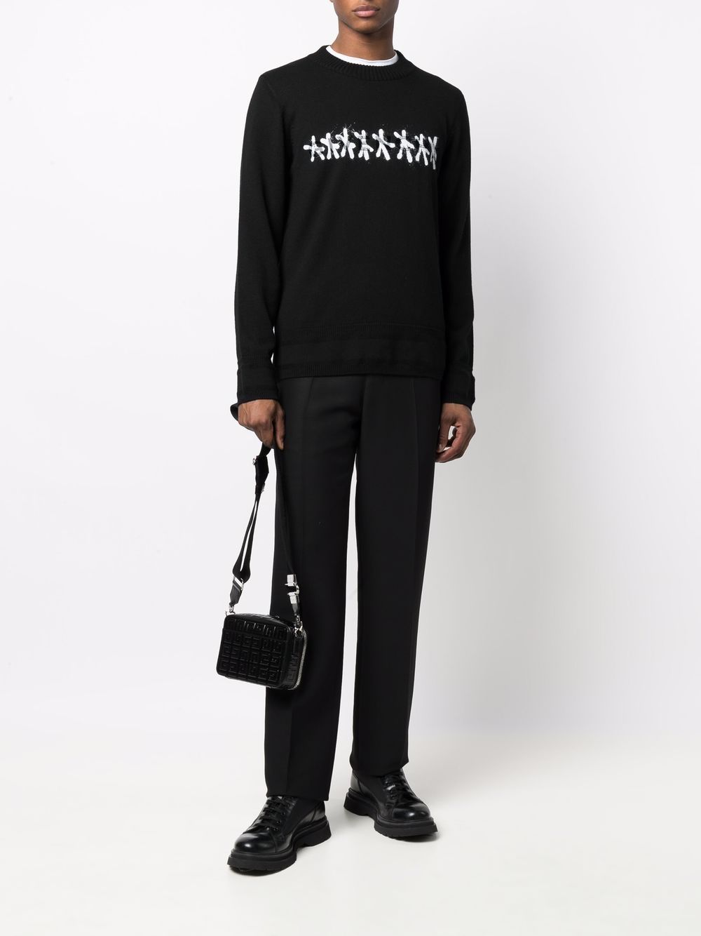 Givenchy Trui met print - Zwart