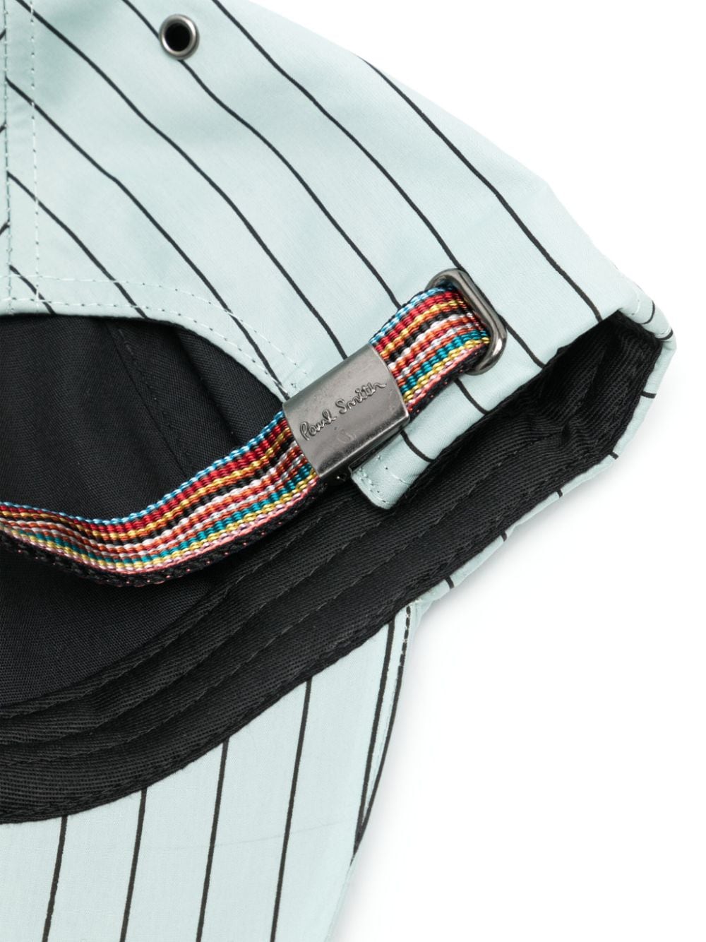 Paul Smith striped cotton cap - Blauw