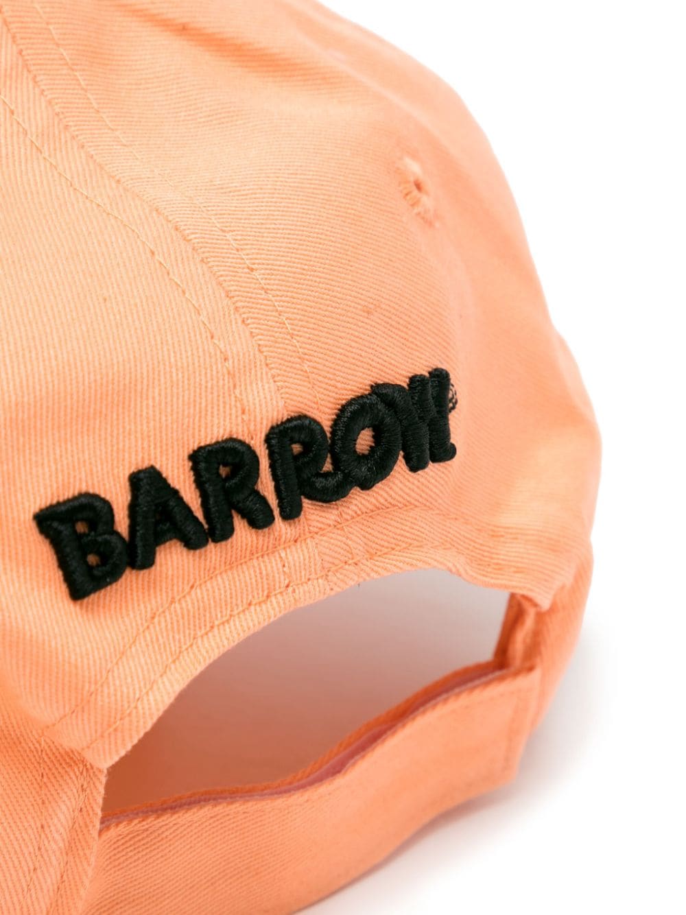 BARROW logo-embroidered cotton baseball cap - Oranje