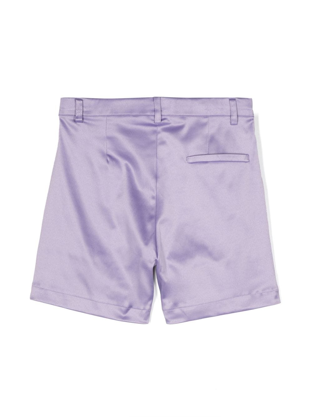 Miss Grant Kids Geplooide satijnen shorts - Paars