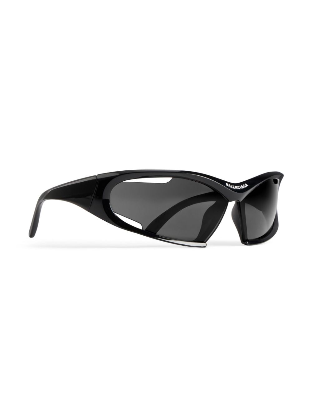Balenciaga Eyewear Dynamo zonnebril met rechthoekig montuur - Zwart