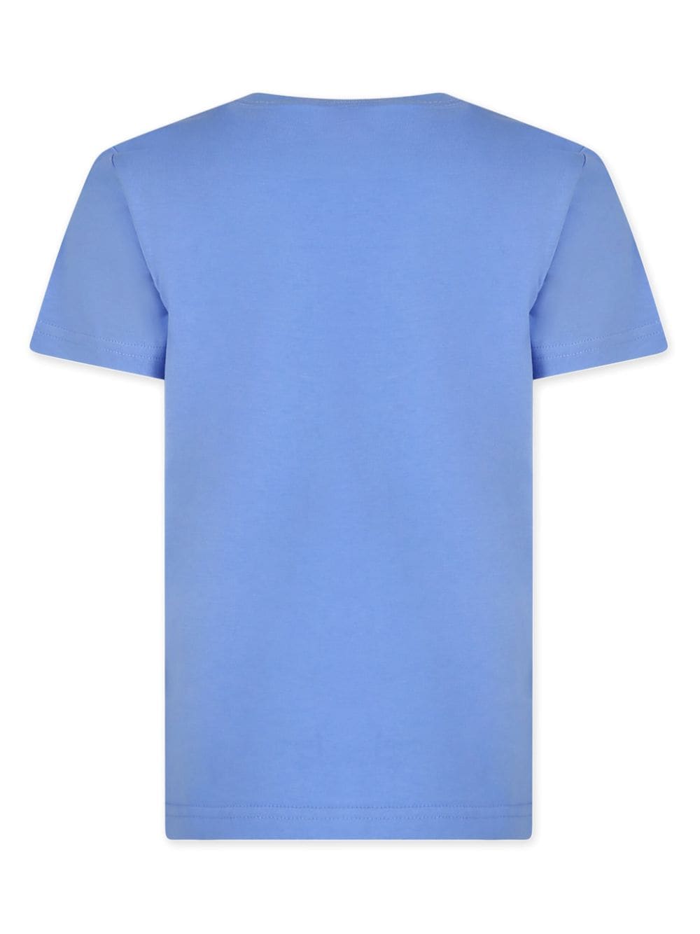 Ralph Lauren Kids Katoenen T-shirt met logoprint - Blauw