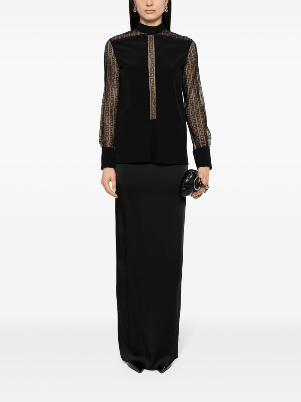 Givenchy Zijden blouse - Zwart