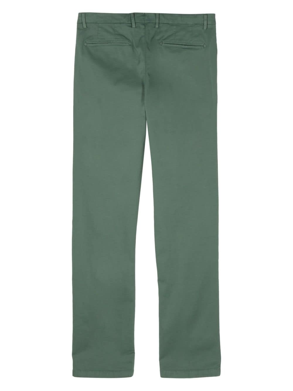 Boglioli pressed-crease tapered trousers - Groen