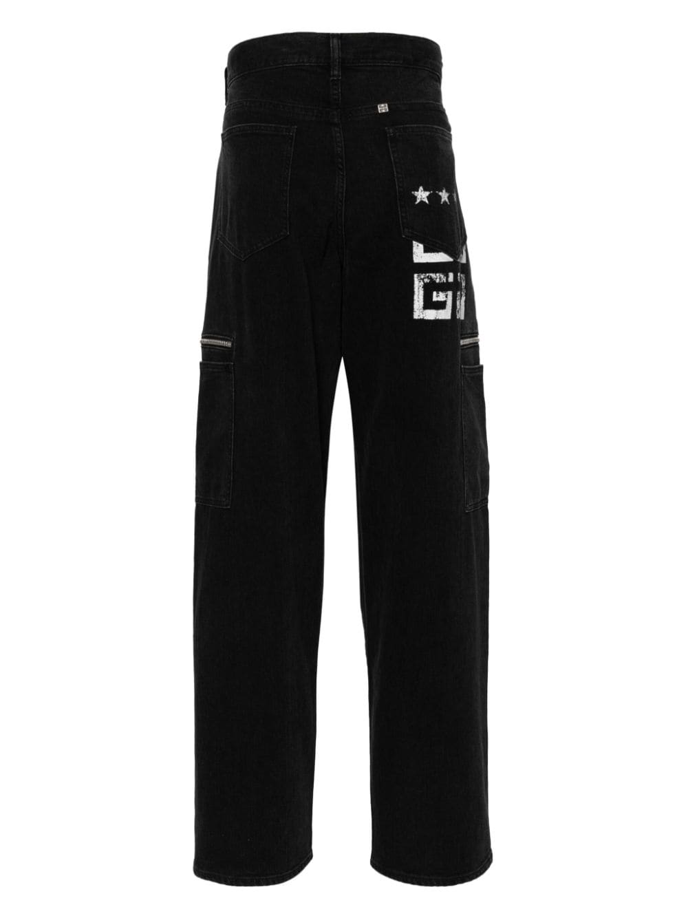Givenchy Jeans met logoprint - Zwart