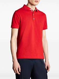 Fay logo-embroidered polo shirt - Rood