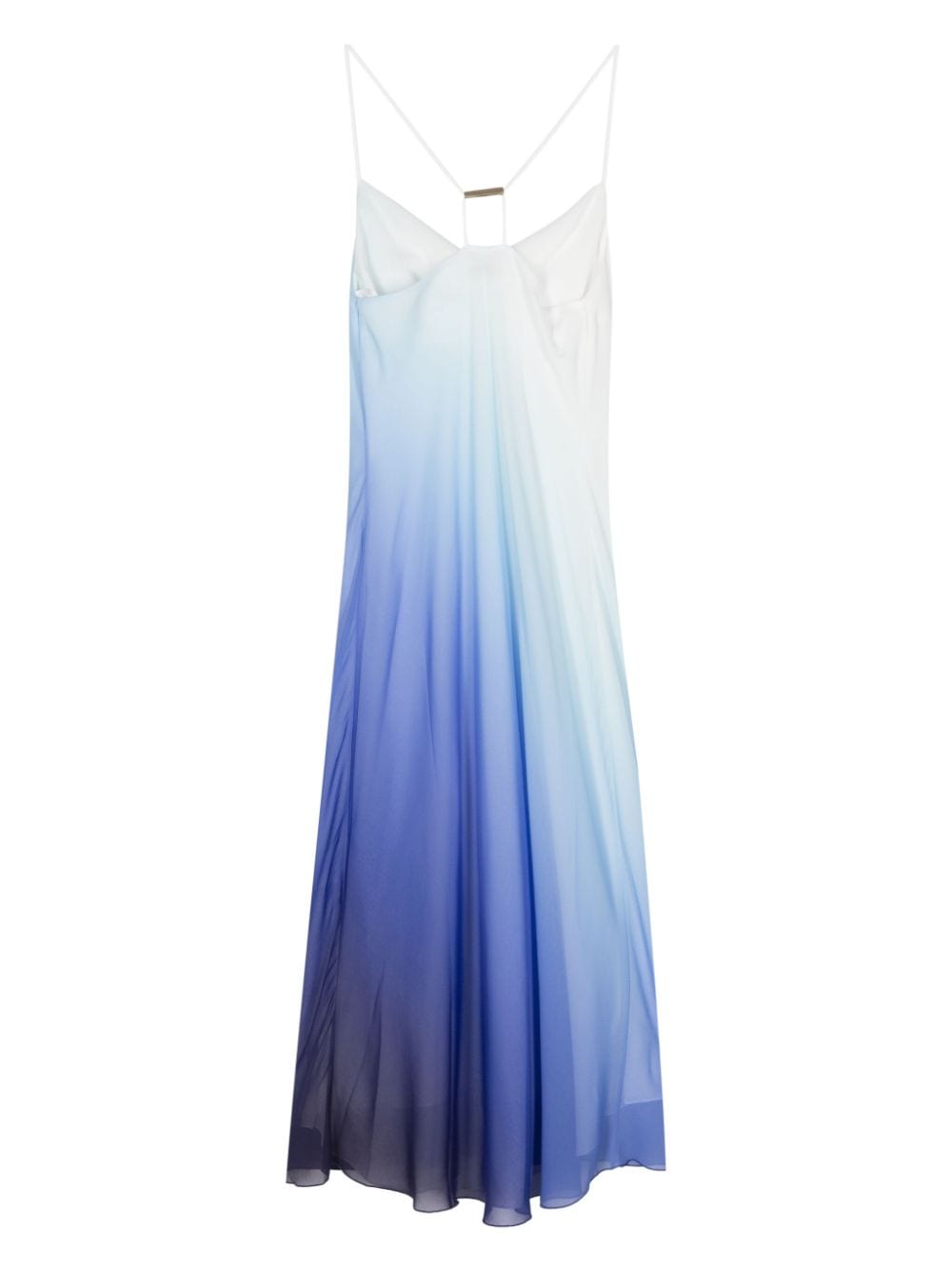 Patrizia Pepe Midi-jurk met ombré-effect - Blauw