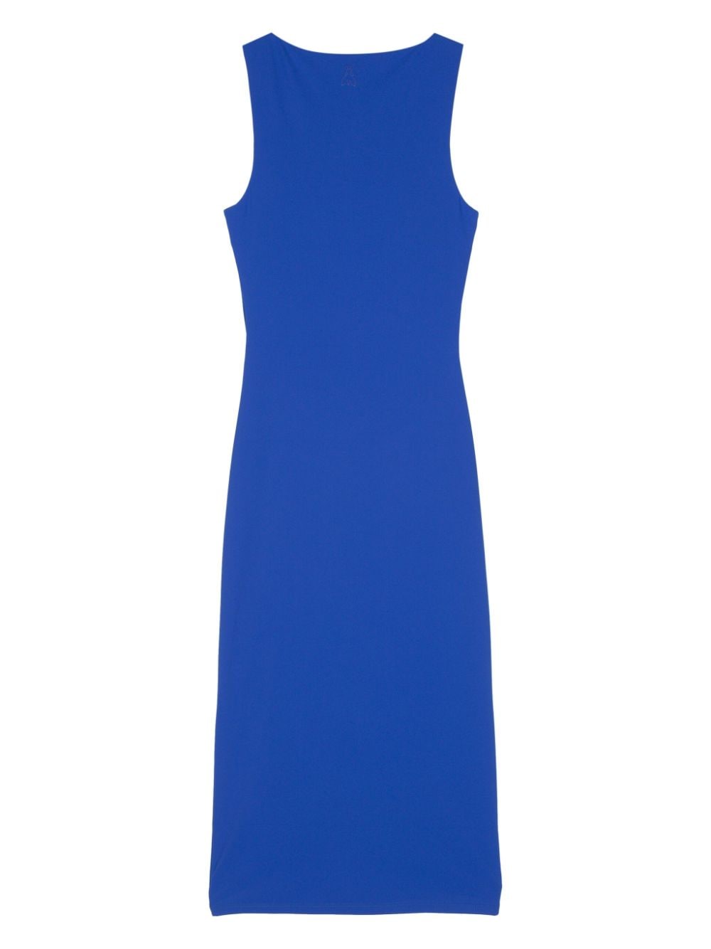 Patrizia Pepe Essential asymmetrische midi-jurk - Blauw