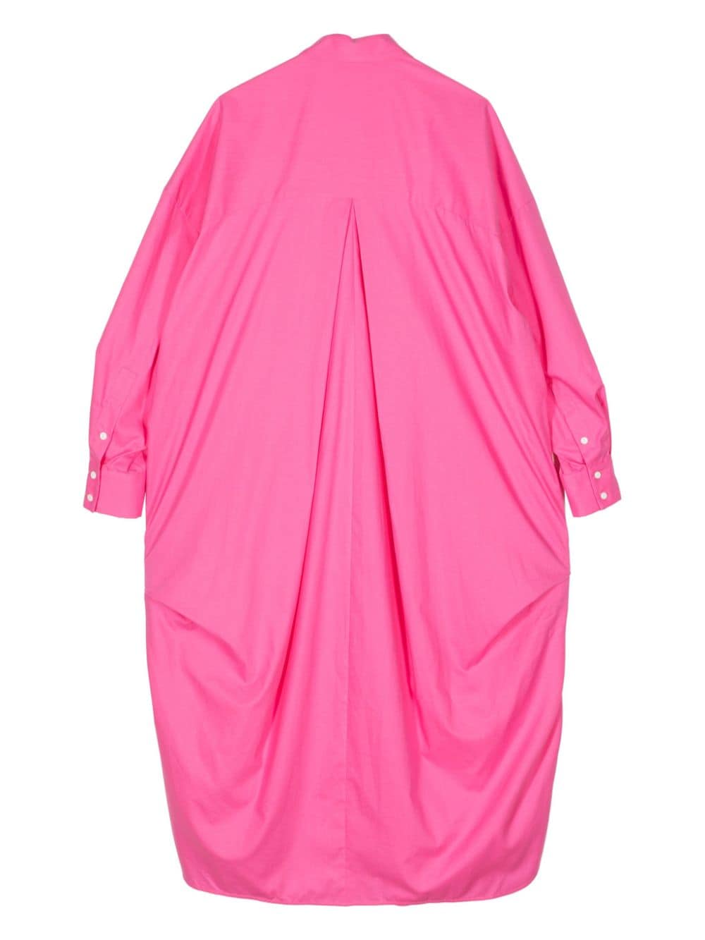 Enföld long lyocell-cotton shirt dress - Roze