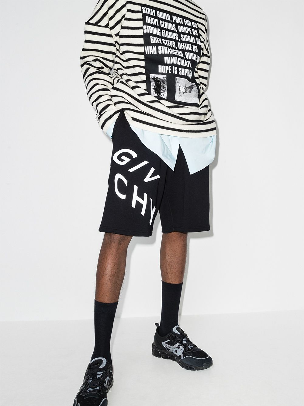 Givenchy Jersey shorts - Zwart