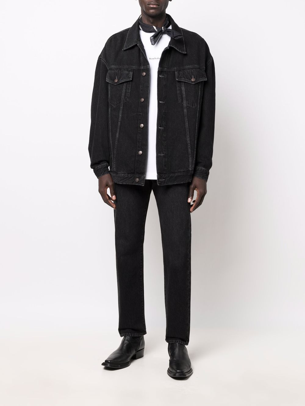 Acne Studios Slim-fit jeans - Zwart