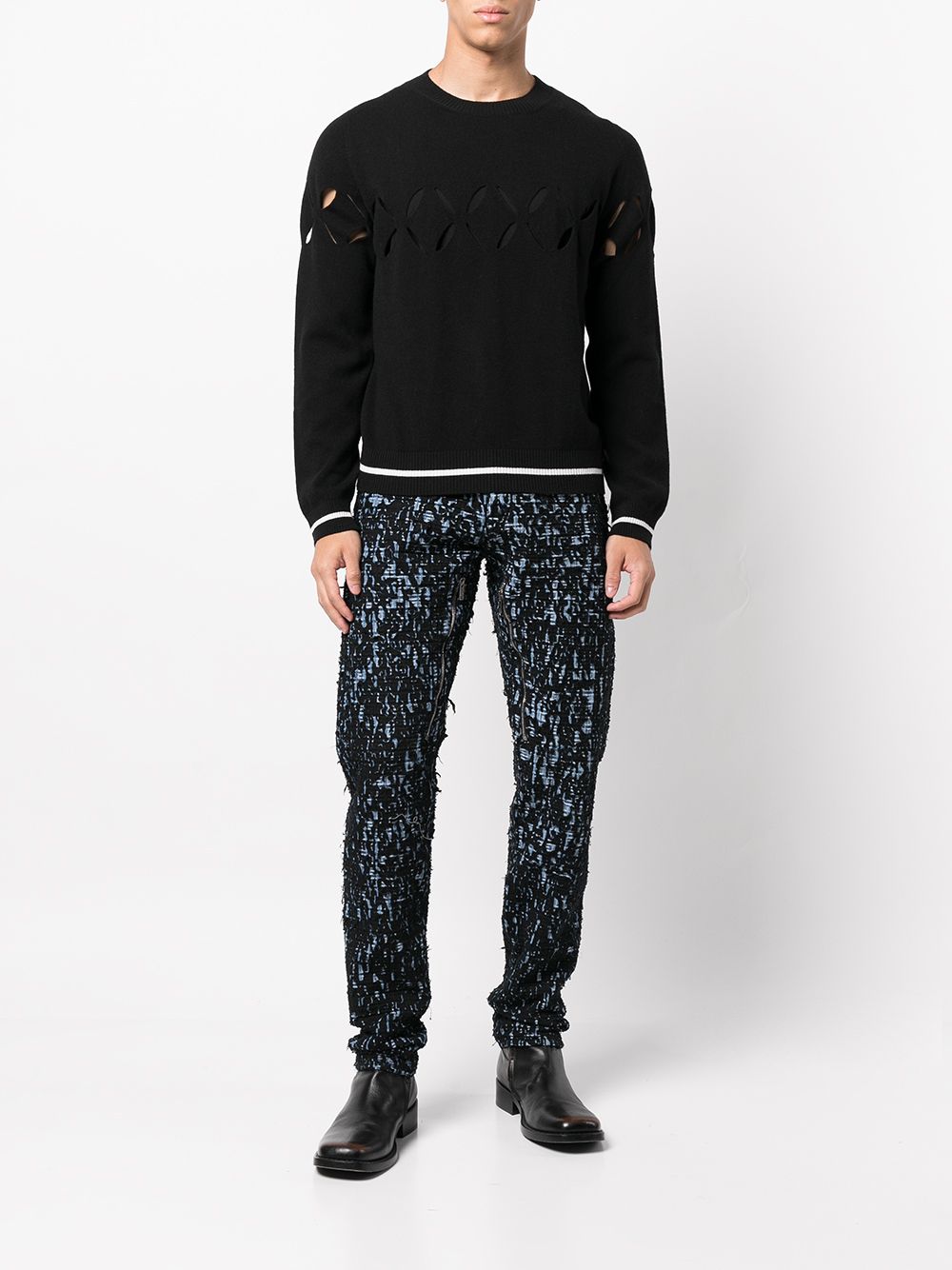 Givenchy Jeans met abstracte print - Blauw